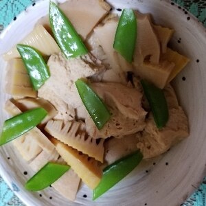 【和食】高野豆腐とたけのこの煮物♪